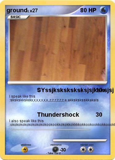 Pokemon ground