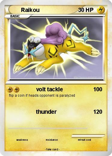 Pokemon Raikou