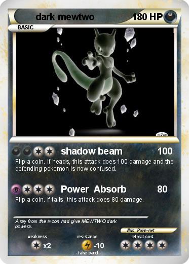 Pokemon dark mewtwo
