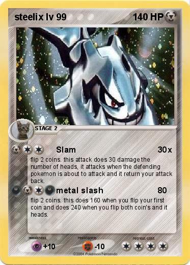 Pokemon steelix lv 99