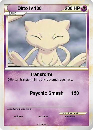Pokemon Ditto lv.100