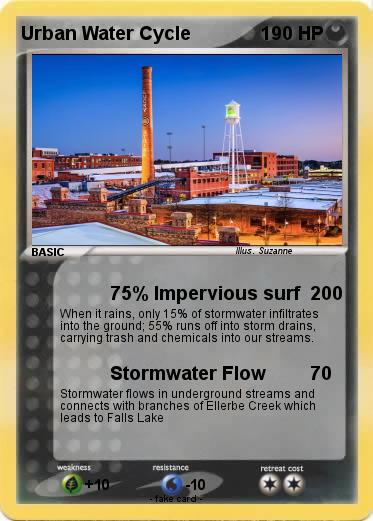 Pokemon Urban Water Cycle