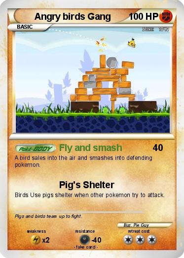 Pokemon Angry birds Gang