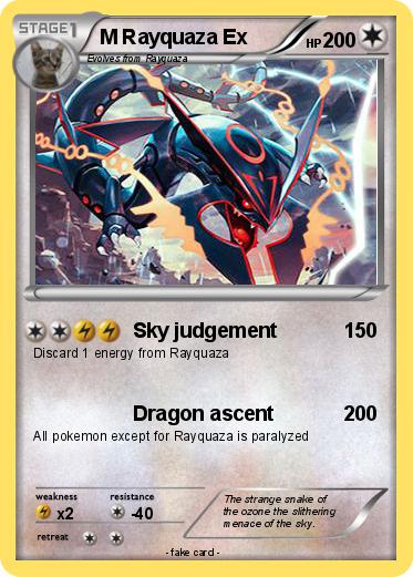 Pokemon M Rayquaza Ex