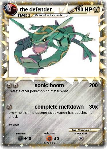 Pokemon the defender
