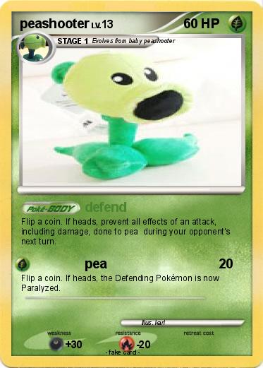 Pokemon peashooter
