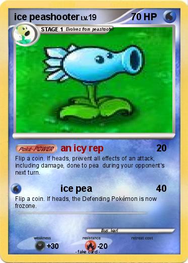Pokemon ice peashooter
