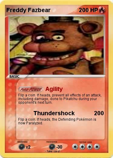 Pokemon Freddy Fazbear