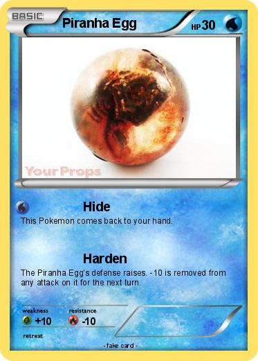 Pokemon Piranha Egg