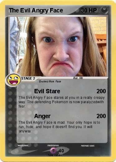 Pokemon The Evil Angry Face