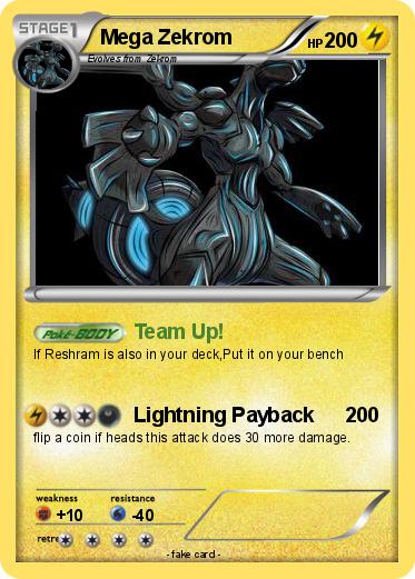 Pokemon Mega Zekrom