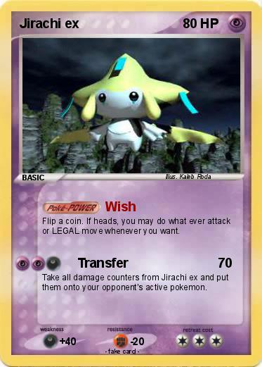 Pokemon Jirachi ex