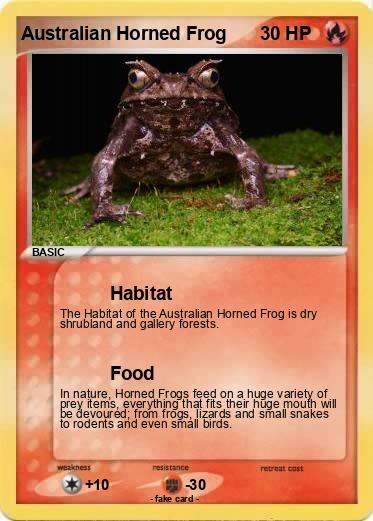 Pokemon Australian Horned Frog