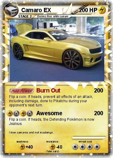 Pokemon Camaro EX