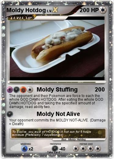 Pokemon Moldy Hotdog