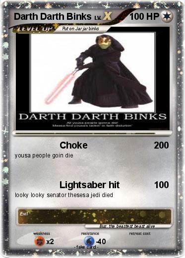 Pokemon Darth Darth Binks