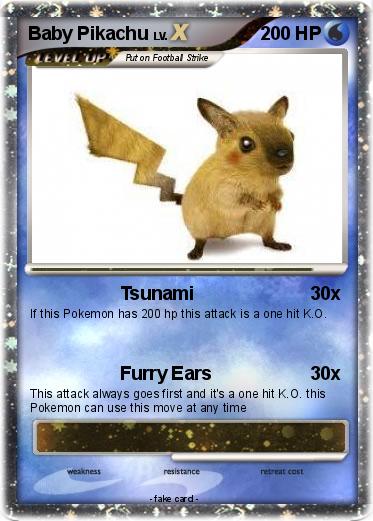 Pokemon Baby Pikachu