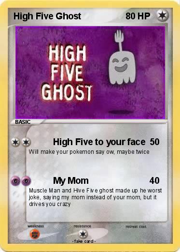 Pokemon High Five Ghost