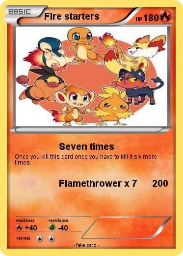 Pokemon Fire starters
