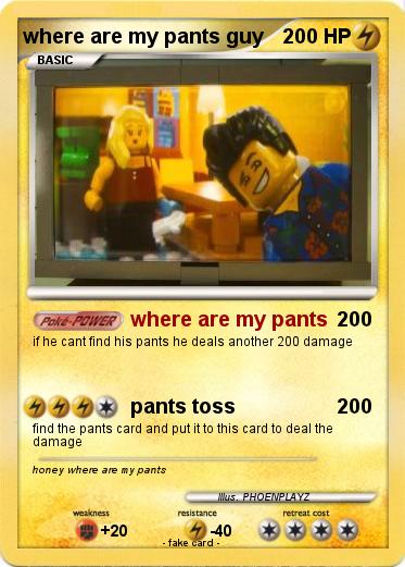 Pokemon where are my pants guy