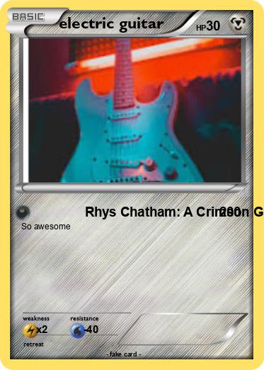 Pokemon electric guitar
