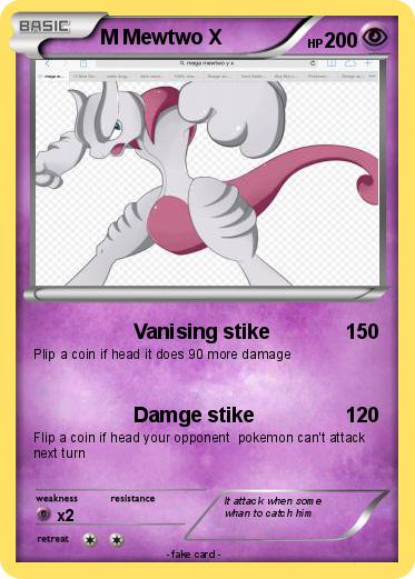 Pokemon M Mewtwo X