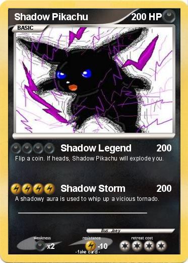 Pokemon Shadow Pikachu