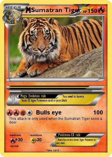 Pokemon Sumatran Tiger