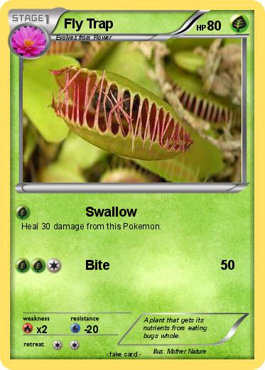 Pokemon Fly Trap