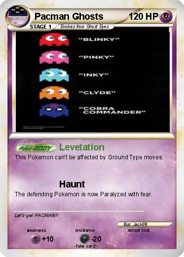 Pokemon Pacman Ghosts