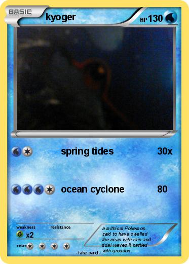 Pokemon kyoger
