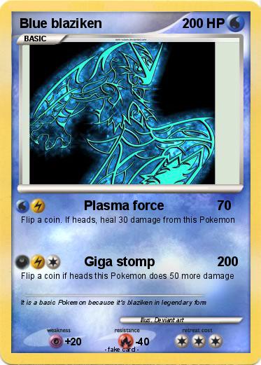 Pokemon Blue blaziken