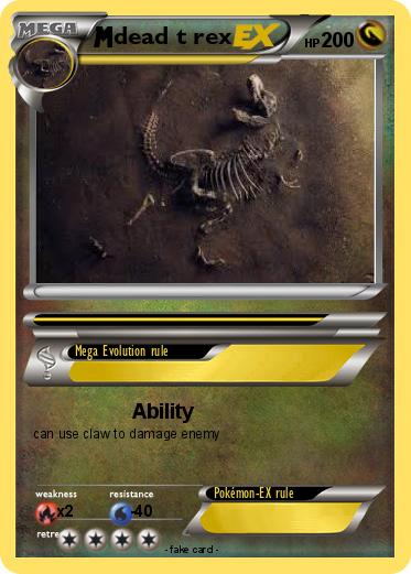 Pokemon dead t rex
