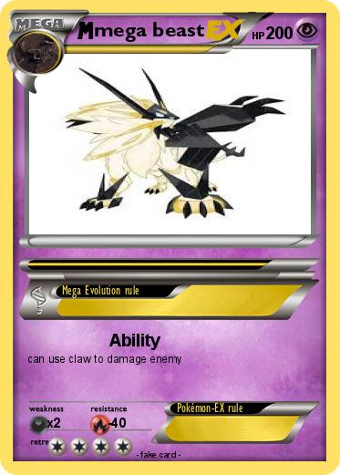 Pokemon mega beast