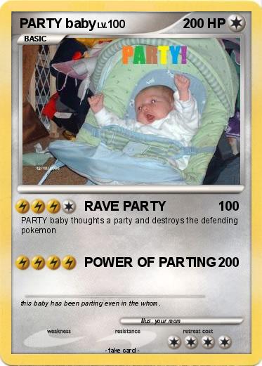 Pokemon PARTY baby