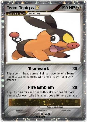 Pokemon Team Tepig
