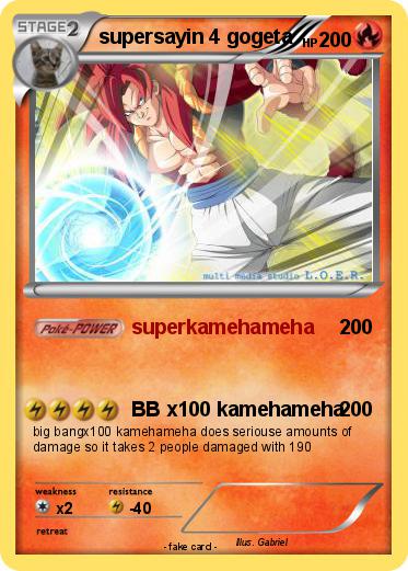 Pokemon supersayin 4 gogeta