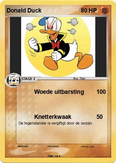 Pokemon Donald Duck