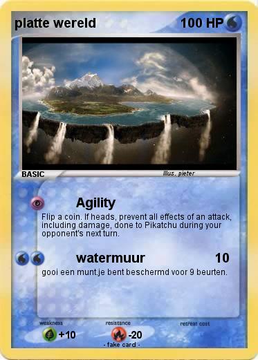 Pokemon platte wereld