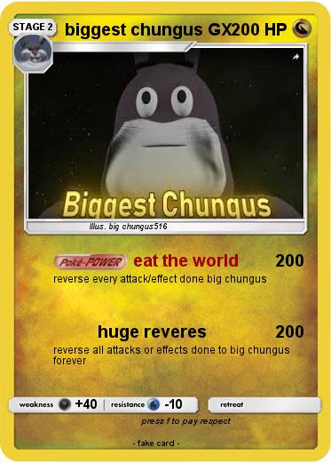 Pokemon biggest chungus GX