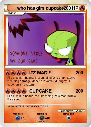 Pokemon who has girs cupcake