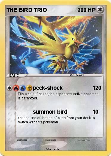 Pokemon THE BIRD TRIO