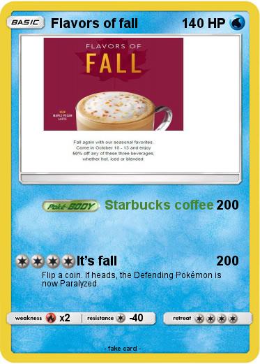Pokemon Flavors of fall