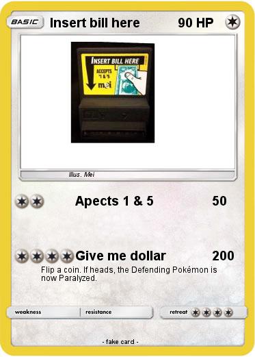 Pokemon Insert bill here