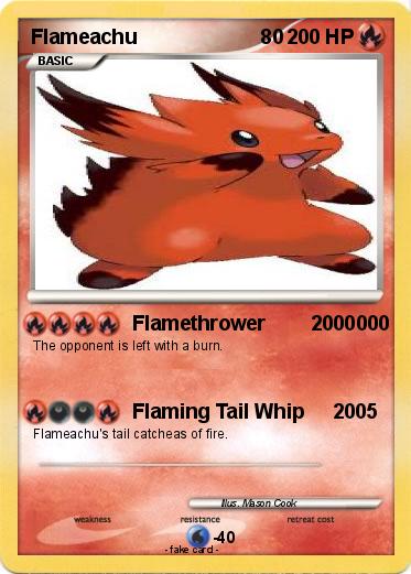 Pokemon Flameachu                      80