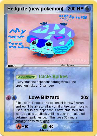 Pokemon Hedgicle (new pokemon)