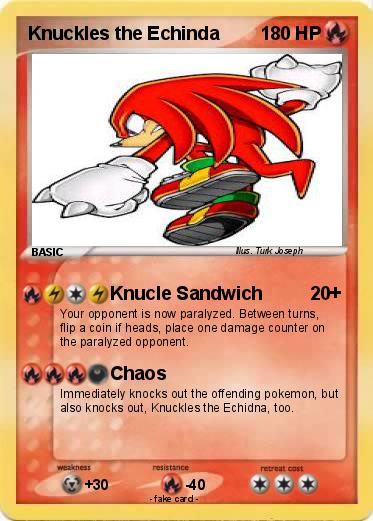 Pokemon Knuckles the Echinda
