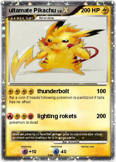 Pokemon ultamate Pikachu