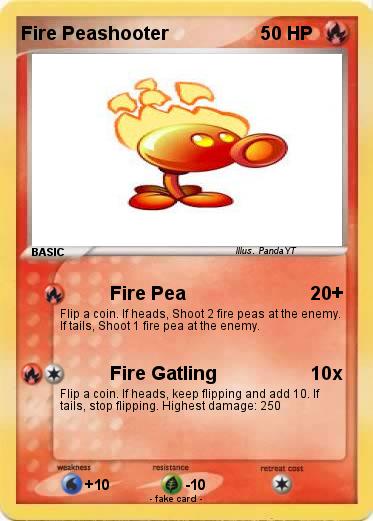 Pokemon Fire Peashooter