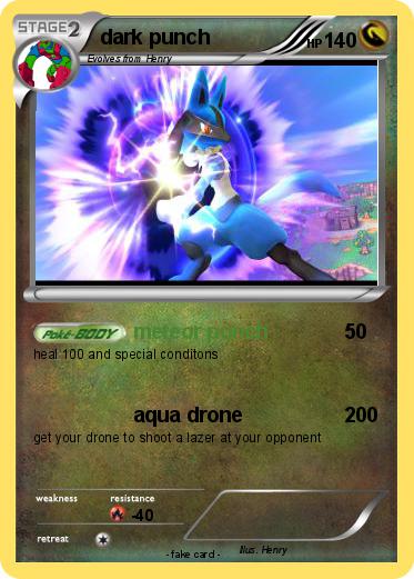 Pokemon dark punch